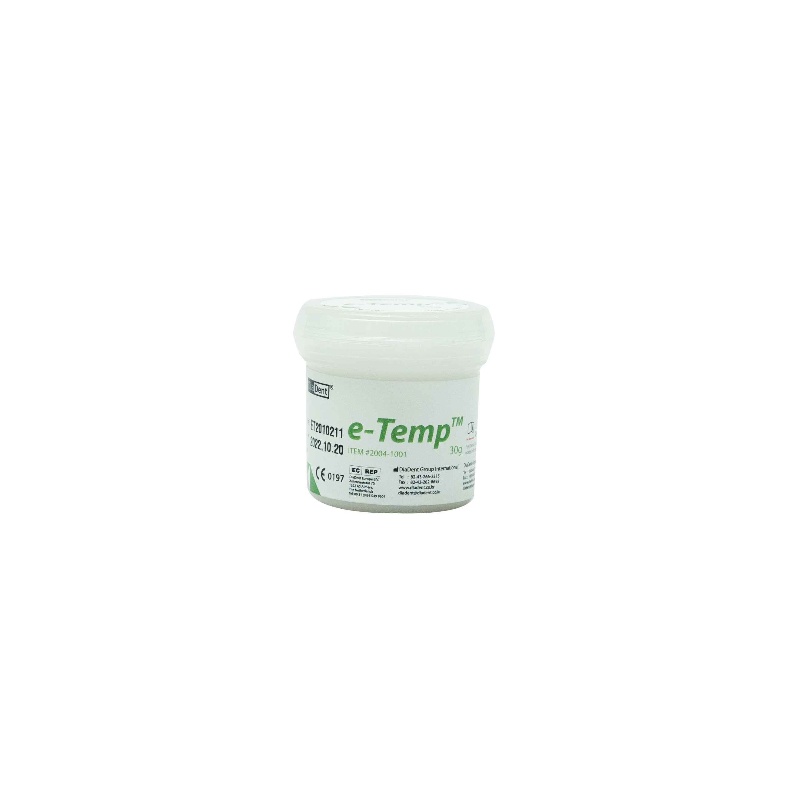 Diadent E-Temp Temporary Filling Material 30g